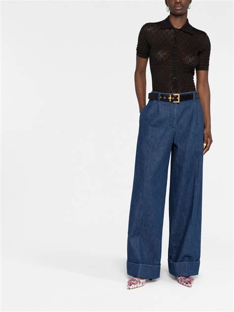 gucci pants woman|Gucci high waisted pants.